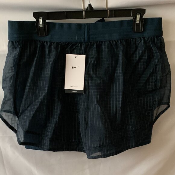 NIKE Running Division 2IN1 Shorts SET in Black/Navy Sz MEDIUM - Picture 4 of 8
